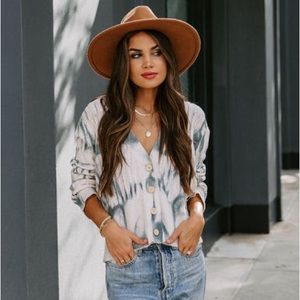 Vici Collection Evangeline Button Front Knit Cardigan